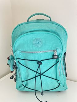 Kipling rolling backpack teal 