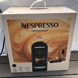 Nespresso Vertuo Plus Deluxe Coffee Machine (Silver Lake)