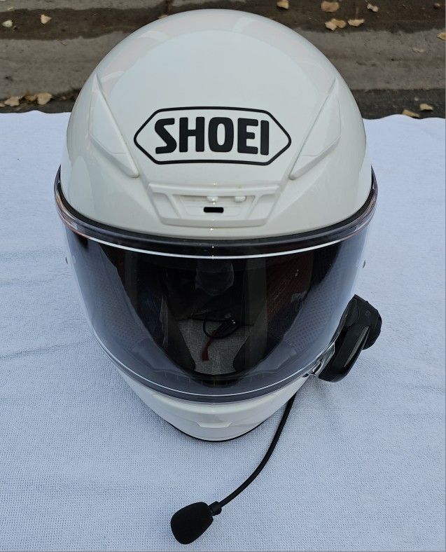 Shoei Motorcycle Helmet Gloss White