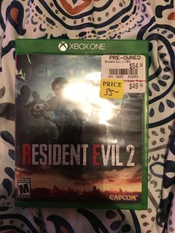 Resident evil 2 Xbox one