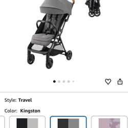 Graco Ready2Jet Compact Stroller – Overhead Friendly Compact Travel Stroller with Automatic Fold, Kingston