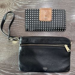 Small Leather Fossil Purse & Fossil Wallet