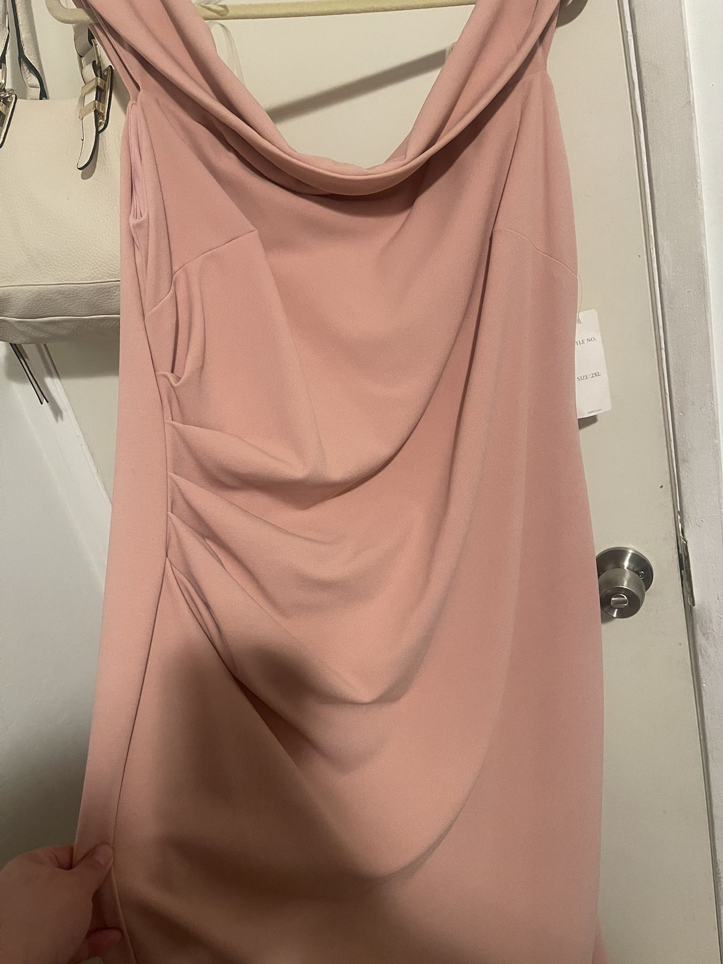 2xl Blush Dress 