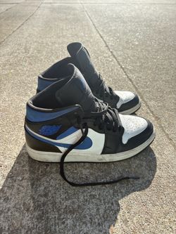 Mens Jordan 1 Blue Black and White sz 10.5
