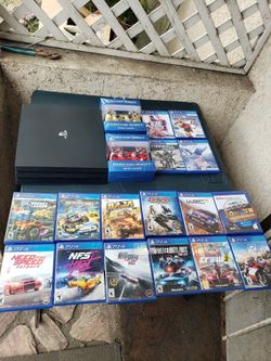 Racing game this racing game that all racing & 2 Controls & 72edition PS4 Pro Slim New For $500! Firm Or Trade & Cash are welcome