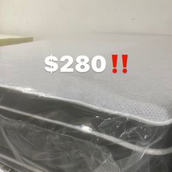 Queen Pillowtop Mattress And Box Spring New In Plastic Free Delivery In Atlanta 