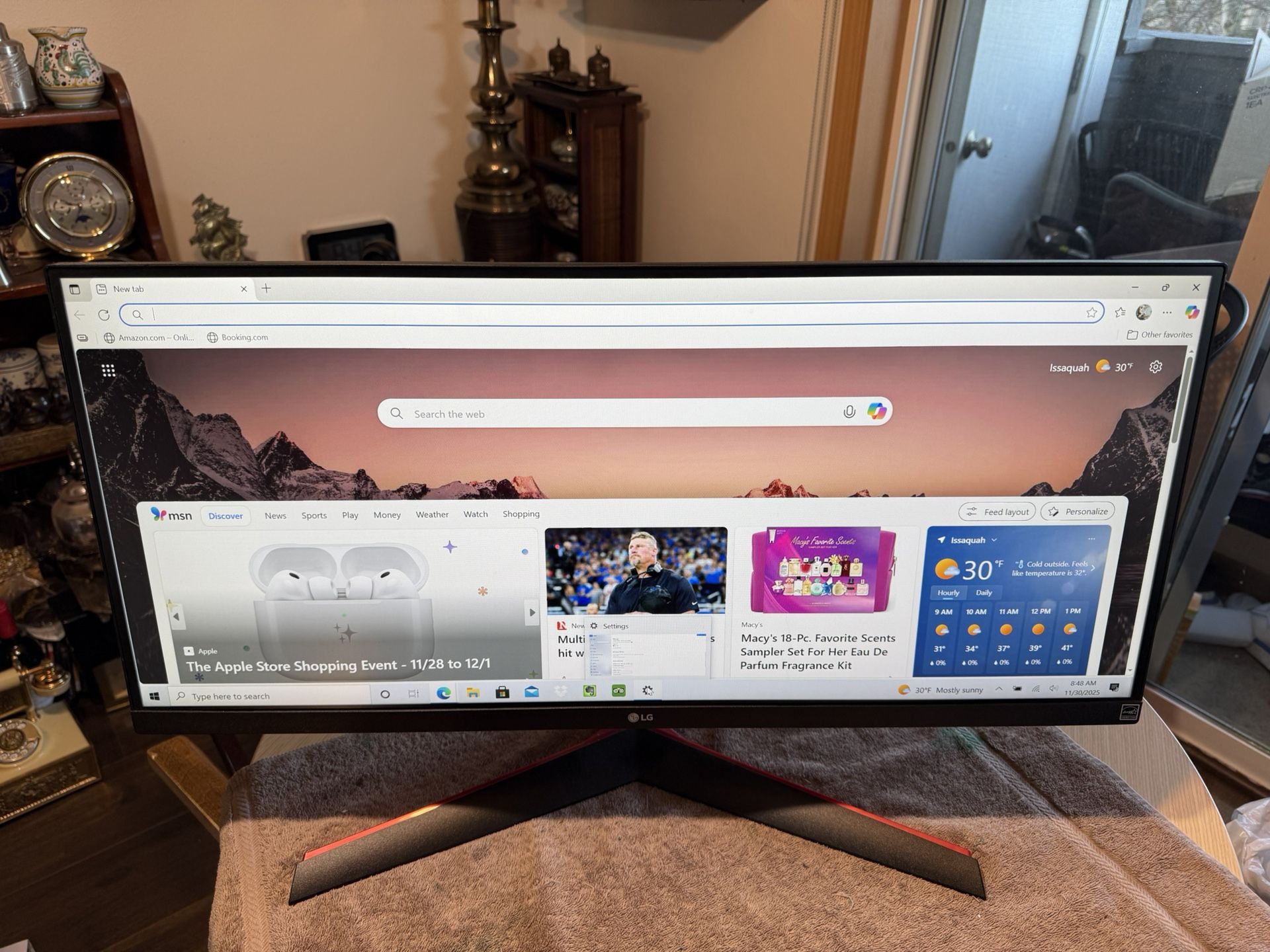 LG 29WP60G-B UltraWide Monitor 29" 21:9 FHD (2560 x 1080) IPS Display USB-C