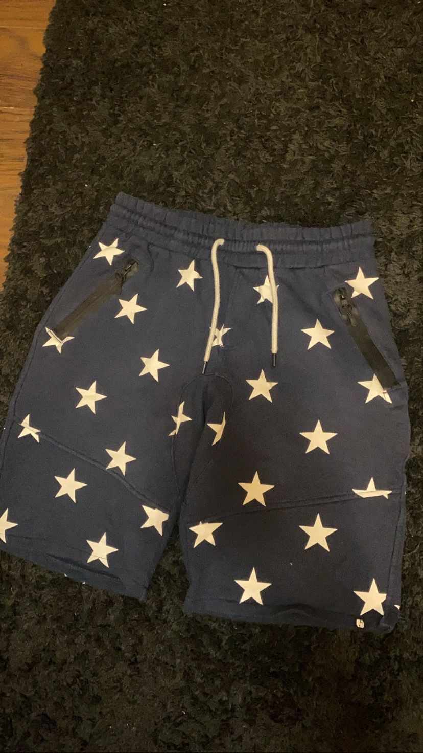 Men’s Blue Star Athletic Shorts