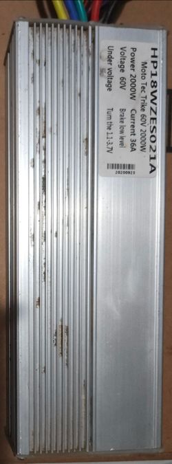 AS IS / FOR PARTS ONLY MotoTec 60V 2000W Trike Motor Controller (HP18WZES021A) - OUT OF STOCK RETAIL