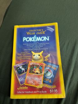 1999 vintage Pokemon Collector's Value Guide Book