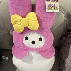 Peeps X Hello Kitty 19” My Melody Easter Bunny Plush 2025 NWT