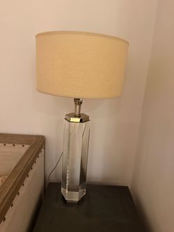 RH Crystal Table Lamp