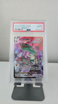 2022 POKEMON SWORD & SHIELD SILVER TEMPEST #TG20 FA/RAYQUAZA VMAX SILVER TEMPEST