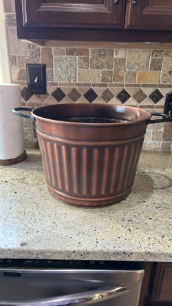 Copper Colored Drink Tub 