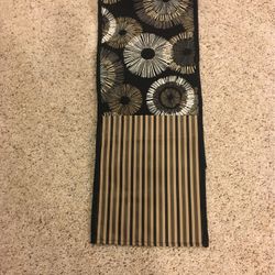 Black And Tan Table Runner