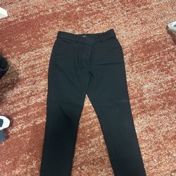 Loft 2Petite High Waist Black Skinny Pants Jeans Trousers