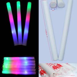 LED Light Up Glow Foam Stick Batons