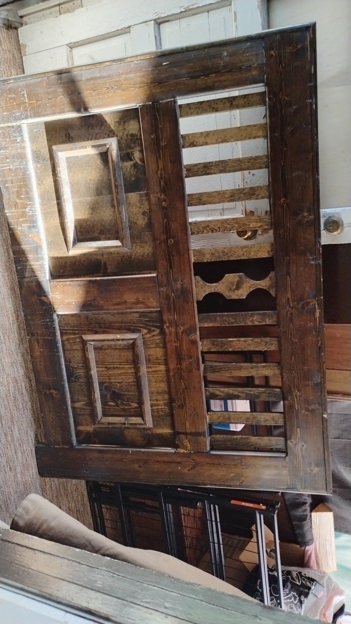 Full Size Bedframe With Homemade Head Board