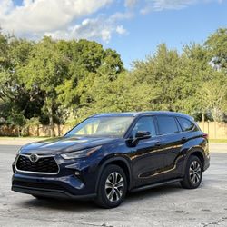 TOYOTA HIGHLANDER XLE SPORT UTILITY 4D 2022 BLUE