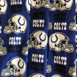 Colts Football Pattern Fabric/tela Deportes Football