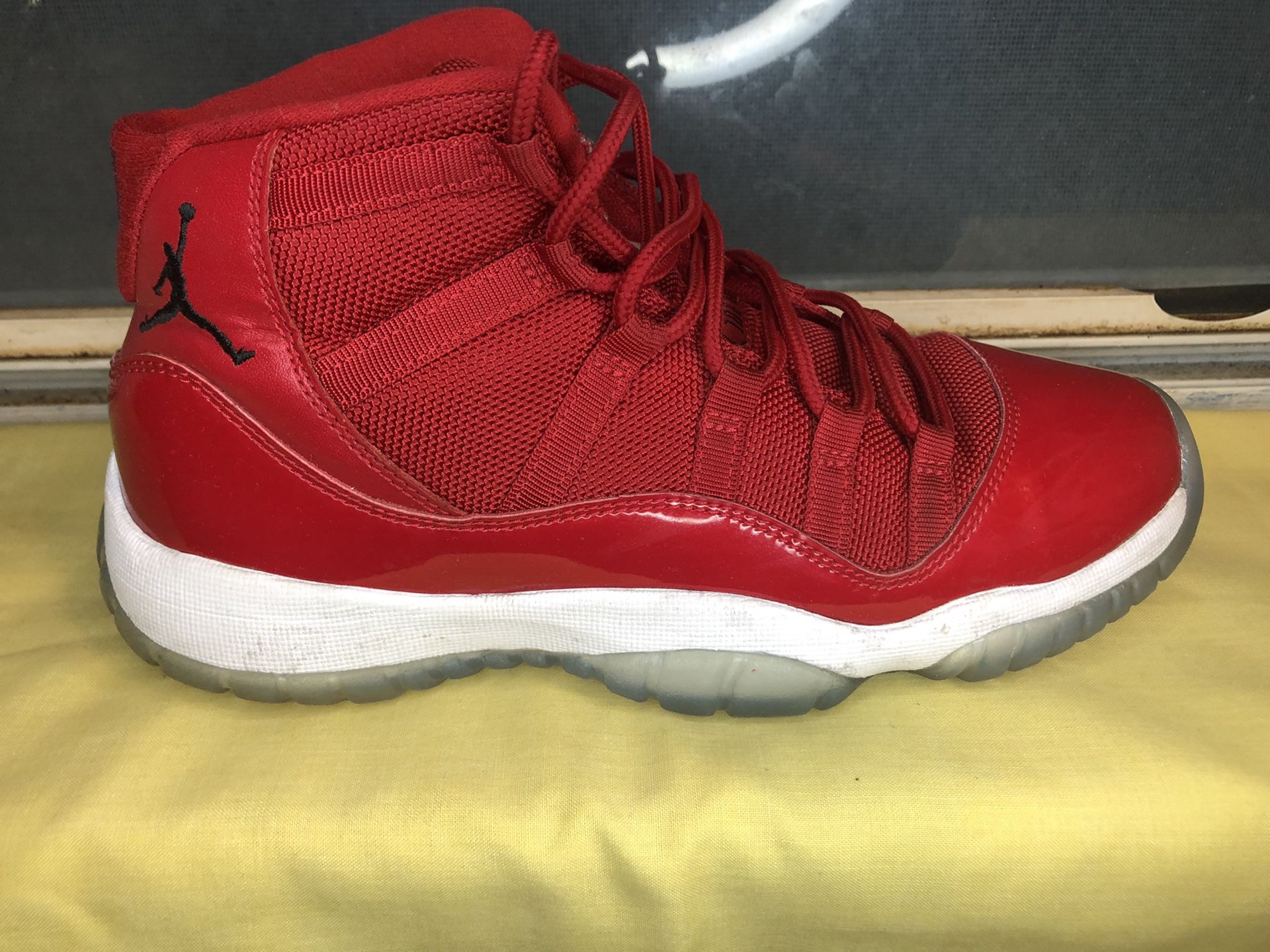 Red Jordan 11s