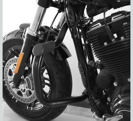 Engine Guard Highway Crash Bar Fits For Harley Sportster XL883 XL1-2022 Forty Eight 2010-2020 Seventy Two 2012-2016 SuperLow 2014-2017 XR1200 