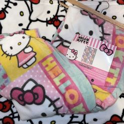Hello Kitty Spring Easter Blanket 