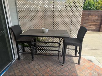 Two Top Bistro Table and Chairs