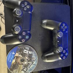 PS4 Console + 2 Controller + Gundam Versus