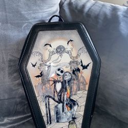 Nightmare before Christmas coffin backpack