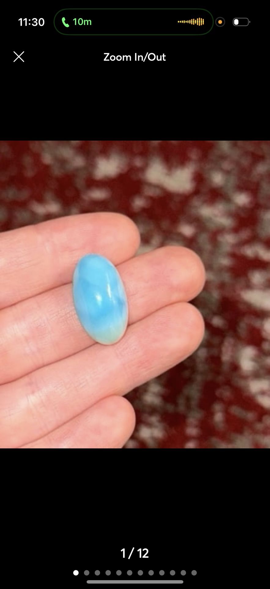 Larimar Cabochon