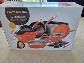Orange  Rachael Ray Cook set