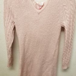 Pink Sweater Dress