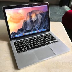 Apple MacBook Pro 13” With Retina Display I5 Processor 8GB RAM 256GB SSD $220