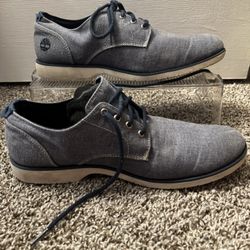 Timberland Men’s Canvas Oxford Shoes – Size 9 – Good Condition