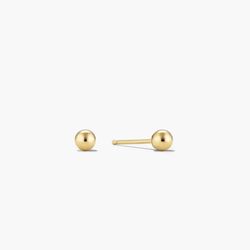 Mejuri 14k Gold Sphere Stud Earrings