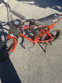 MACfox Custom  Electric Fat Tire Bike Red