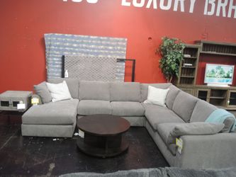 Skylar Peppler 4-Piece Left-Facing Modular Sectional – Steel Gray, Huge Savings