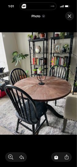 Round Wood Dining Table