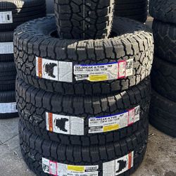 285/75/16 Falken LT  Wildpeak AT4W New Tires Installed And Balanced 