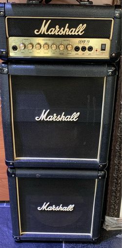 Marshall “Lead15” 3-pc Stack of Guitar Amps