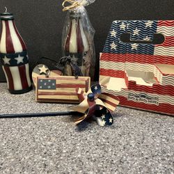 Red White And Blue Festive July Decor