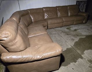 Natuzzi Editions Leather Sofa