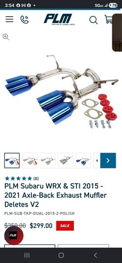 2015-2021 Subaru WRX/STI catback exhaust