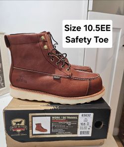 Red Wings Irish Setter Safety Toe Work Boots Size 10.5 EE