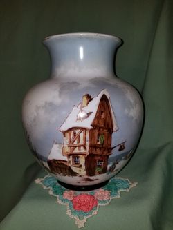 Rare Milk glass vase