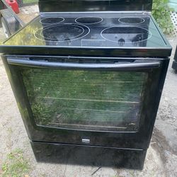 Glass top stove
