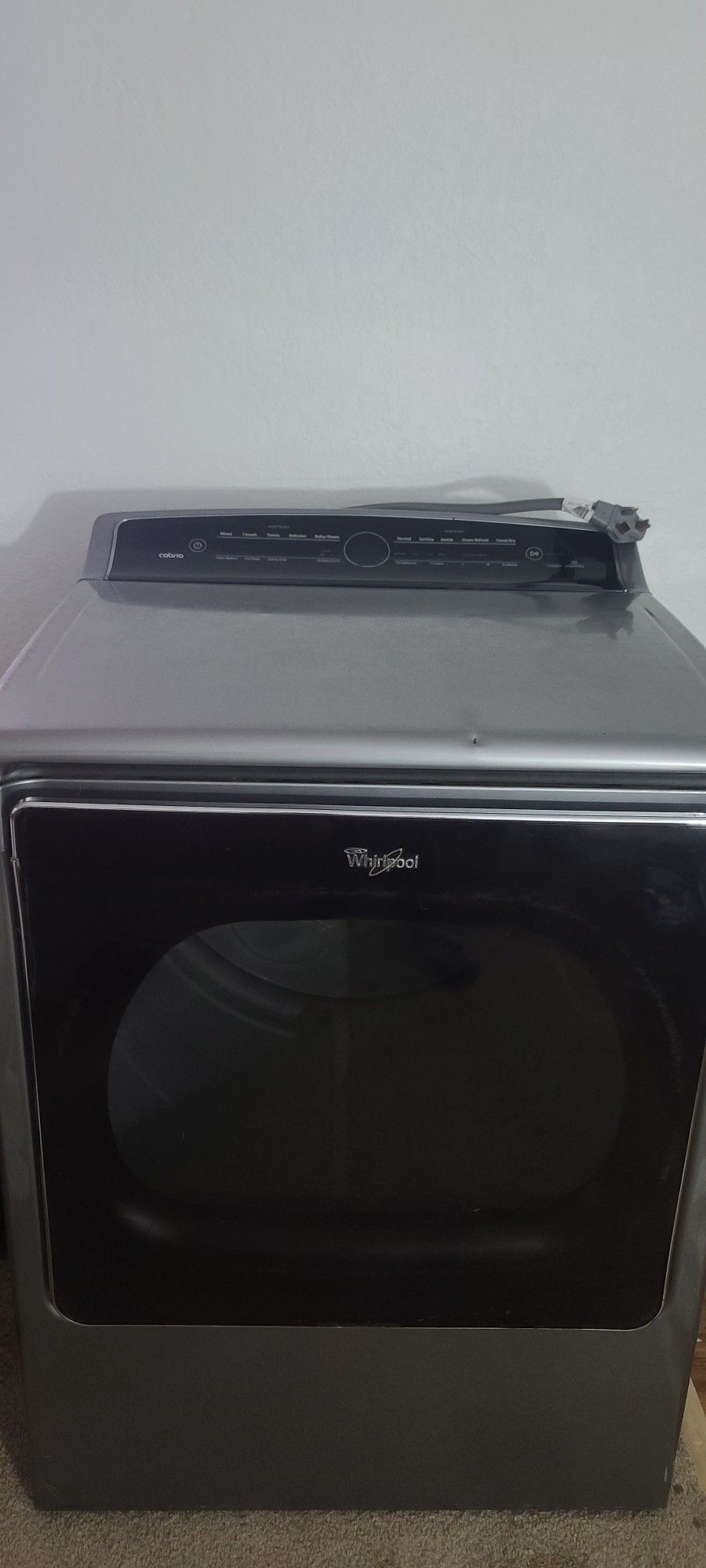 Whirlpool 8.8 cu. ft.(big Dryer!) Electric dryer with steam,sanitizer Settings