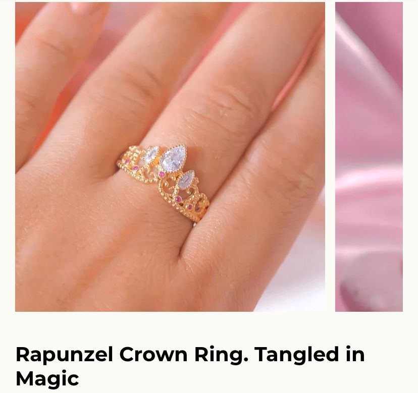 Rapunzel Crown ring