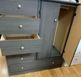 Large grey pcacoima wardrobe